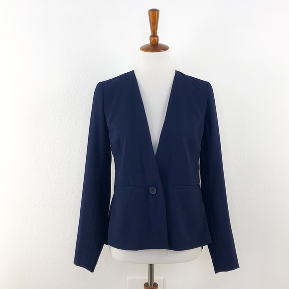 Laundry By Shelli Segal Jackets & Blazers - Laundry By Shelli Segal Navy Blue Peacoat Blazer